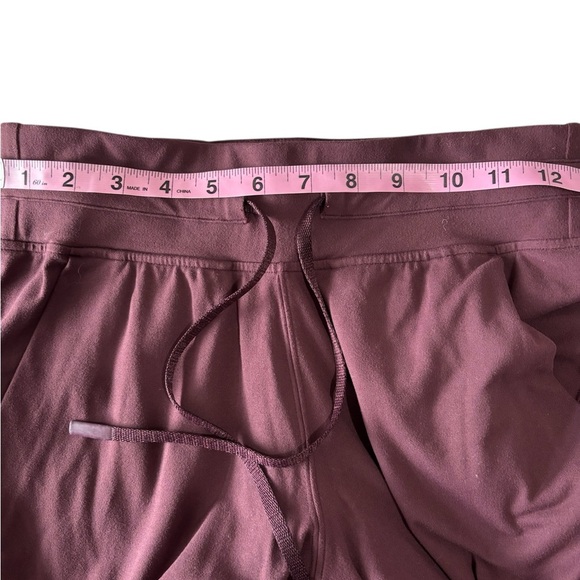 Lululemon Align Jogger Pants Womens Sz 4 Hi-Rise Nulu Cuffed Plum Tiny Flaw Snag - Picture 7 of 10